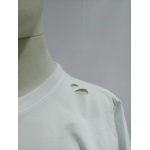 Balenciaga Distressed Damaged T-Shirts White