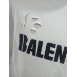 Balenciaga Distressed Damaged T-Shirts White