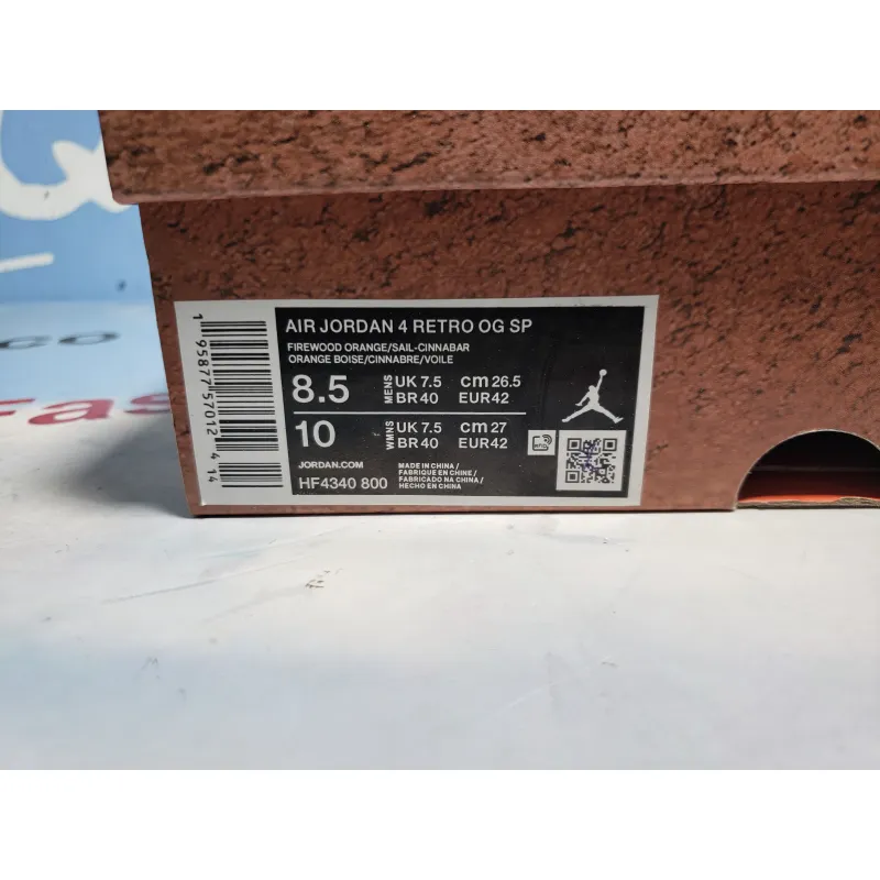 PKGoden Air Jordan 4 Nigel Brick by Brick, HF4340-800