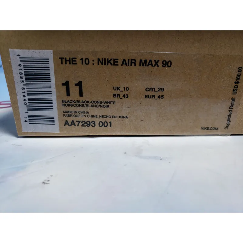 PKGoden Air Max 90 OFF-WHITE Black