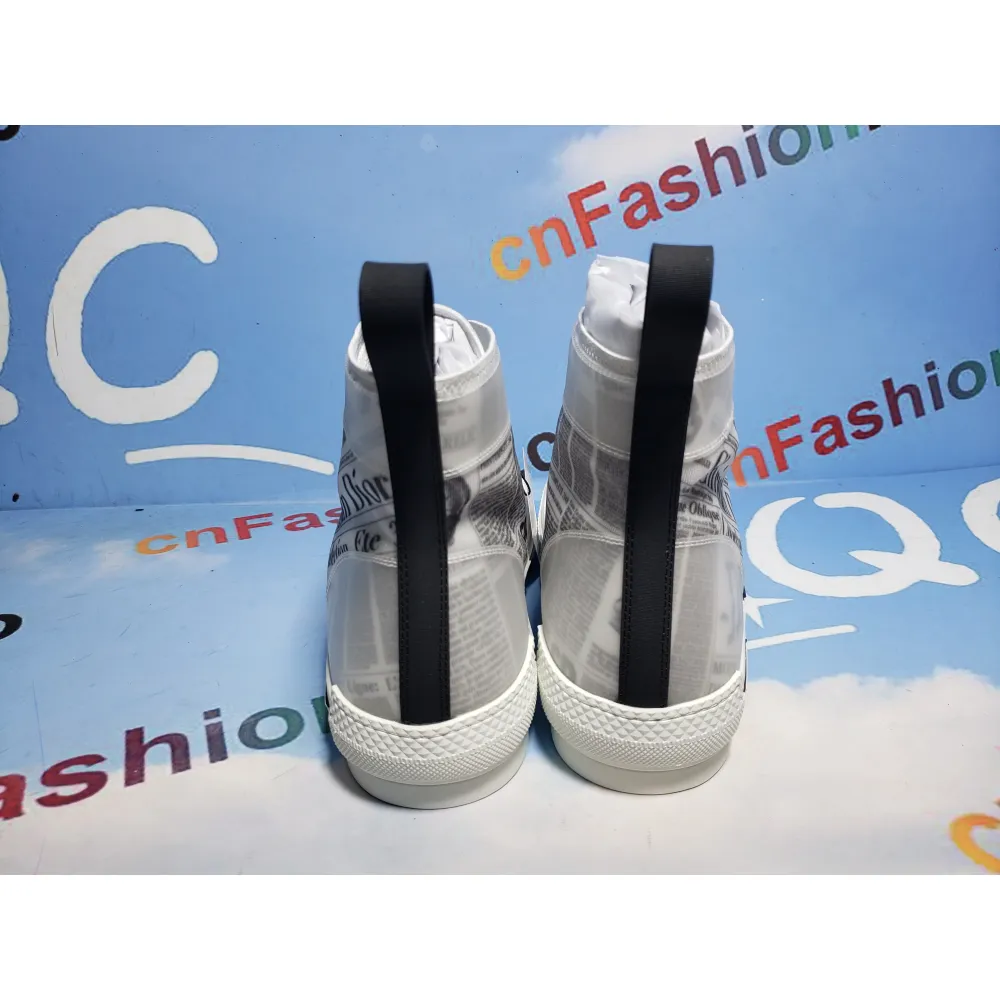 PKGoden Dior B23 Oblique Transparency High H565 White Black