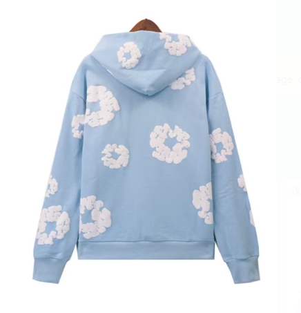 Denim Tears hoodie Light Blue