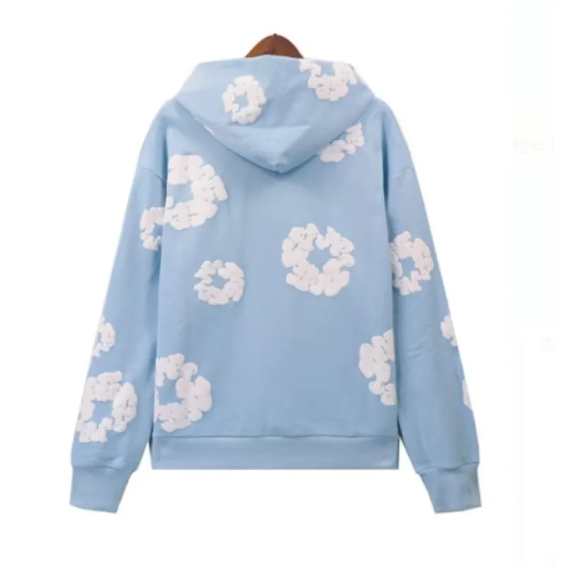 Denim Tears hoodie Light Blue
