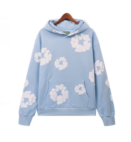 Denim Tears hoodie Light Blue