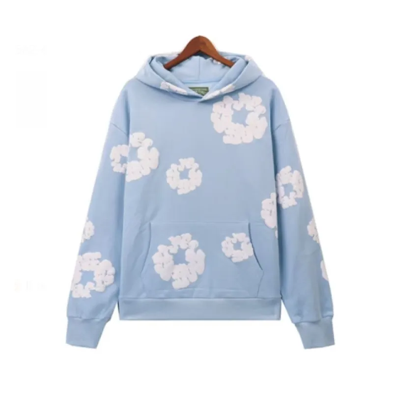 Denim Tears hoodie Light Blue