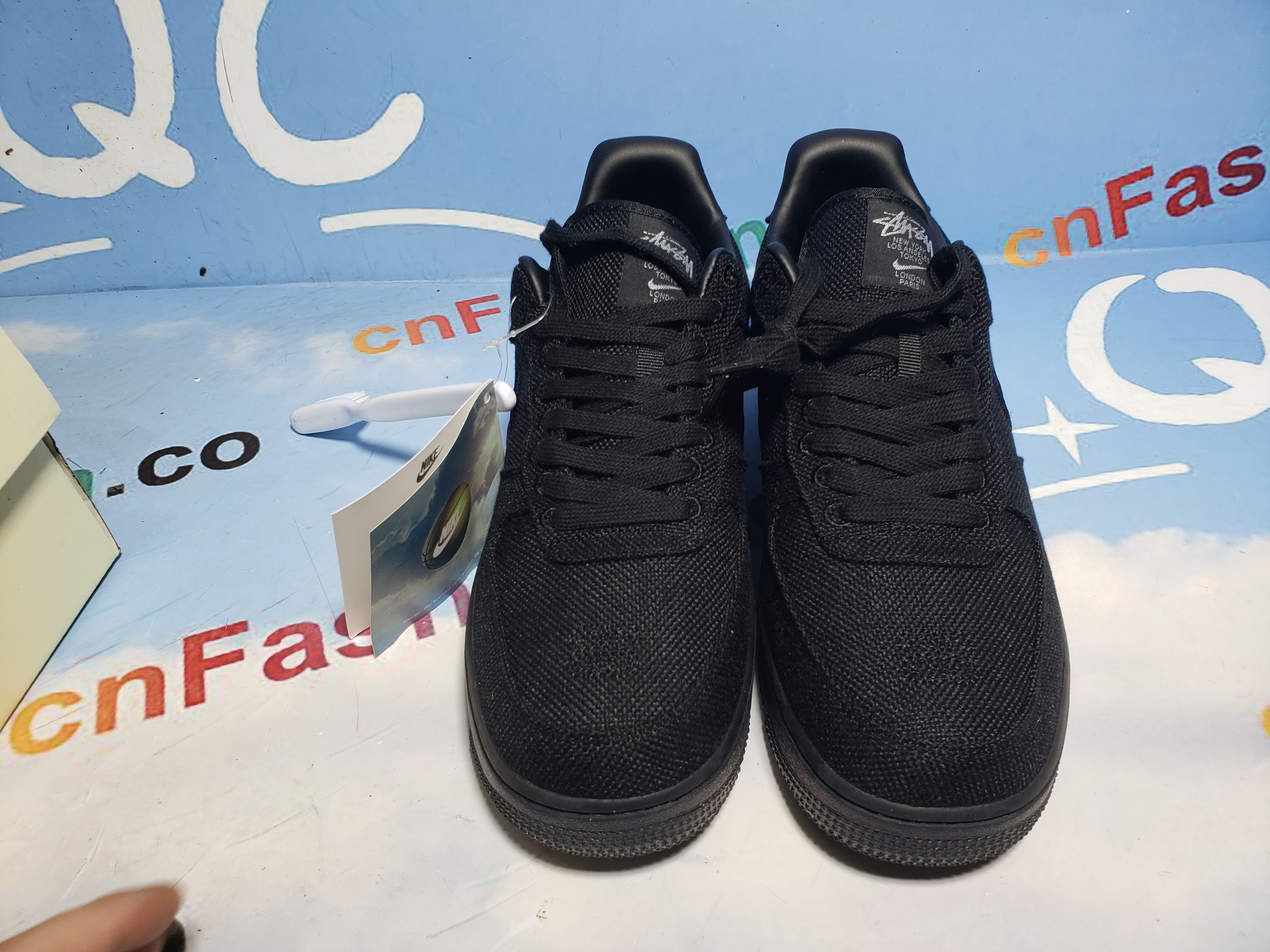PKGoden Air Force 1 Low Stussy Black