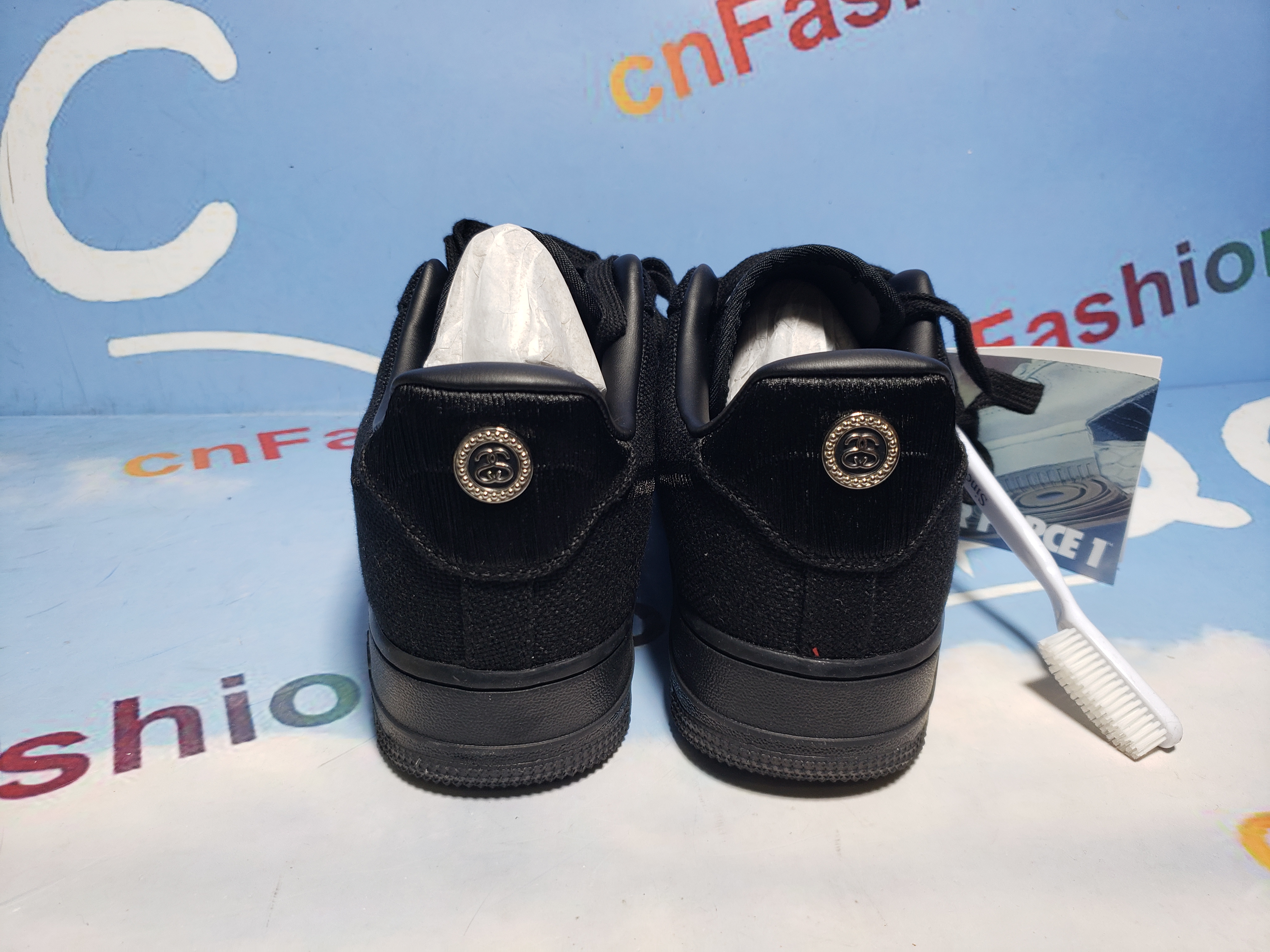 PKGoden Air Force 1 Low Stussy Black