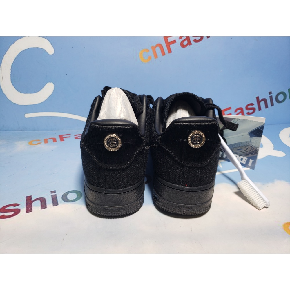 PKGoden Air Force 1 Low Stussy Black