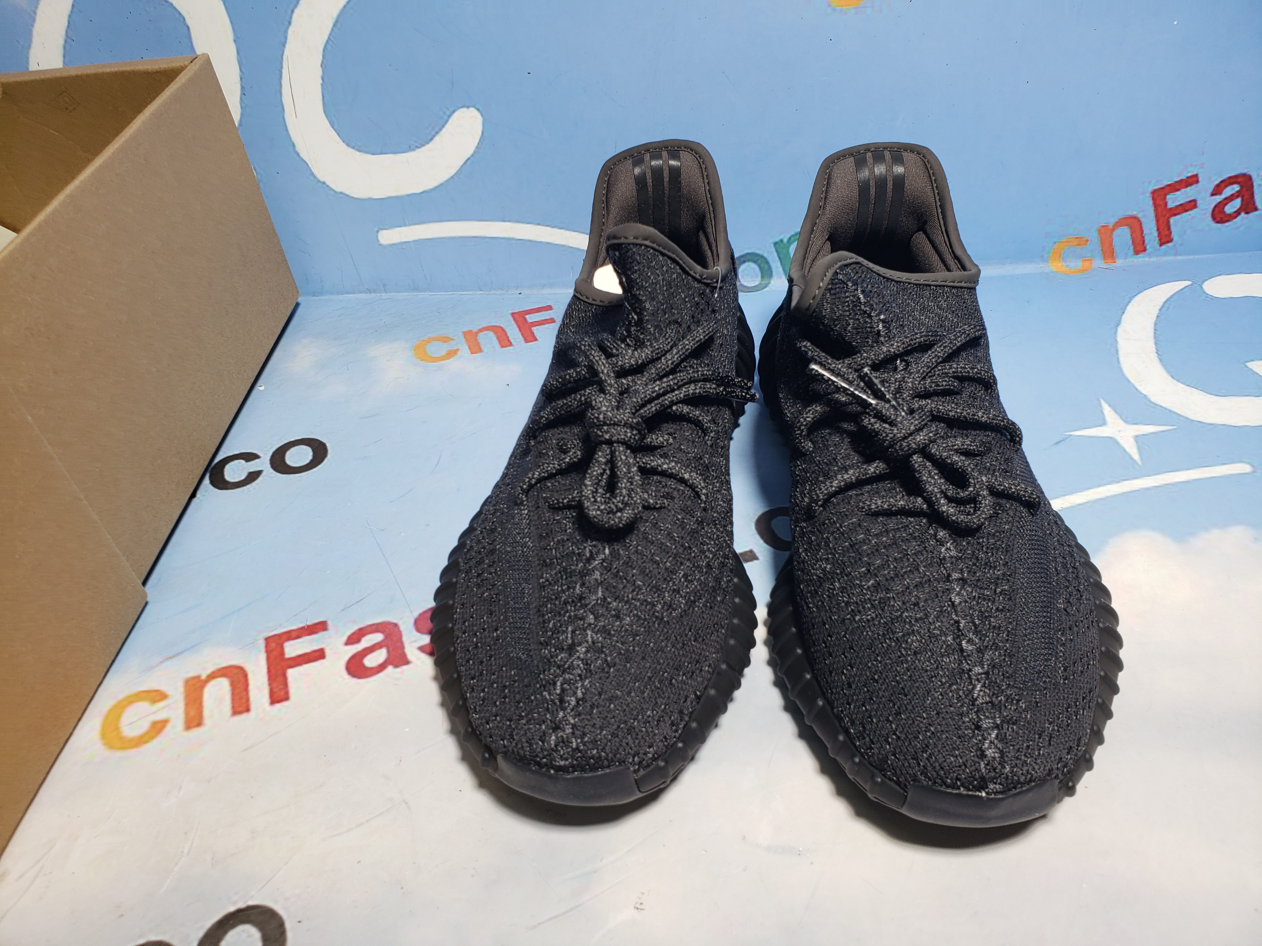 PKGoden Yeezy Boost 350 V2 Static Black (Reflective),FU9007