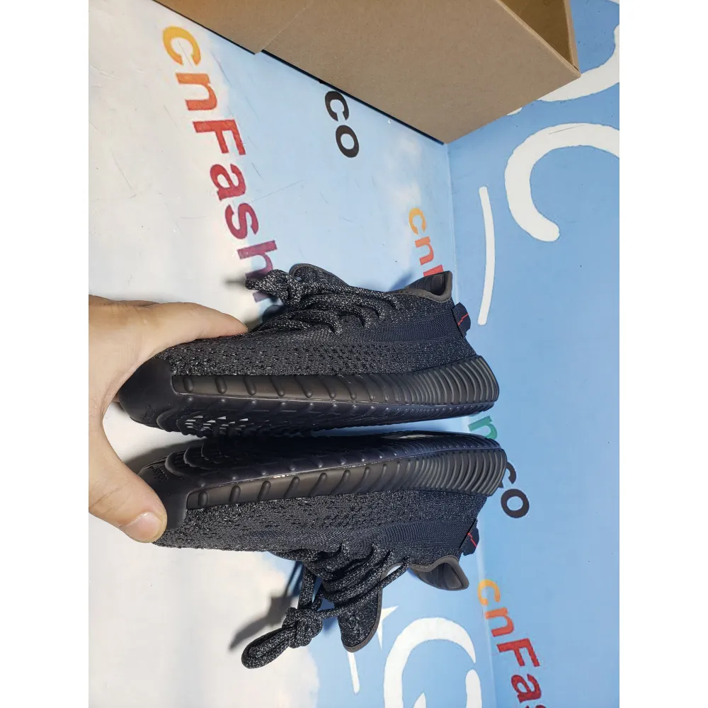 PKGoden Yeezy Boost 350 V2 Static Black (Reflective),FU9007