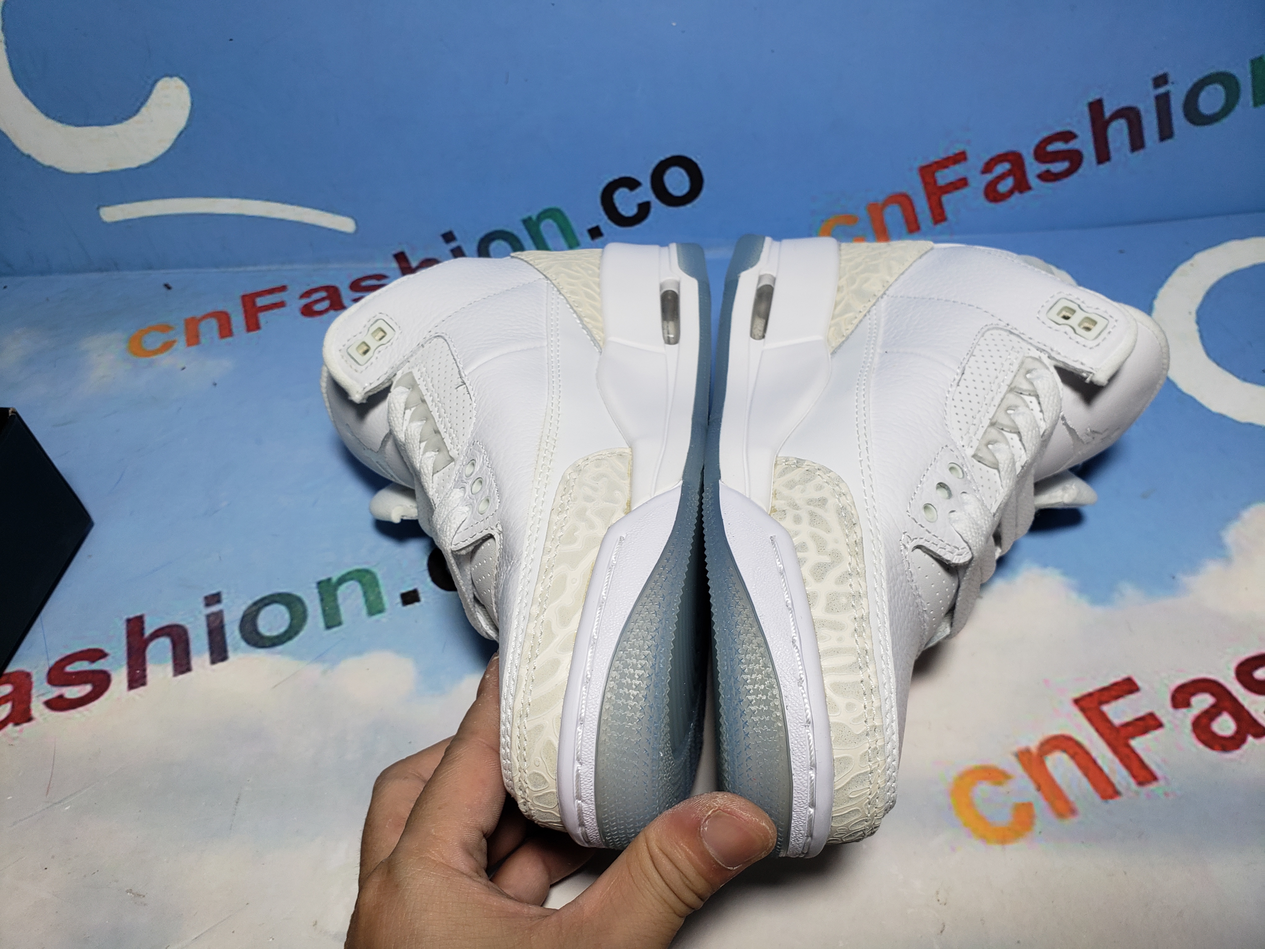 PKGoden Jordan 3 Retro Pure White (2018),136064-111