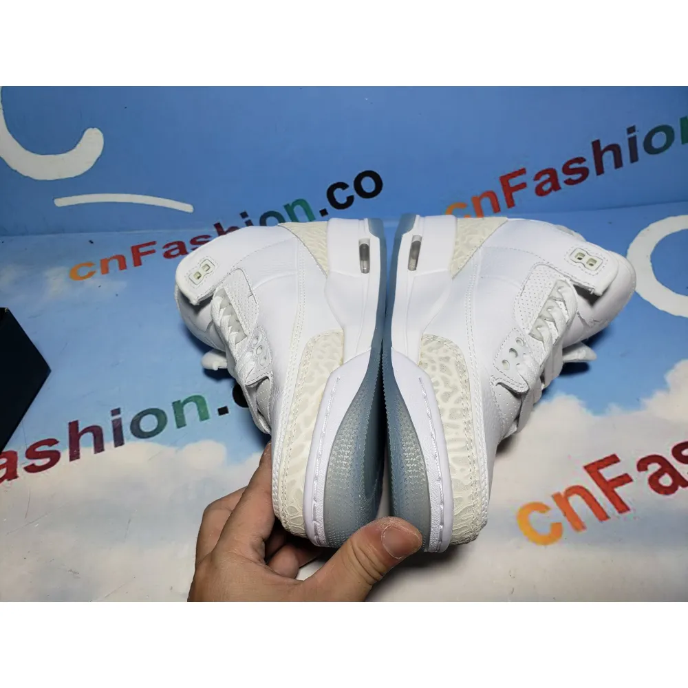 PKGoden Jordan 3 Retro Pure White (2018),136064-111