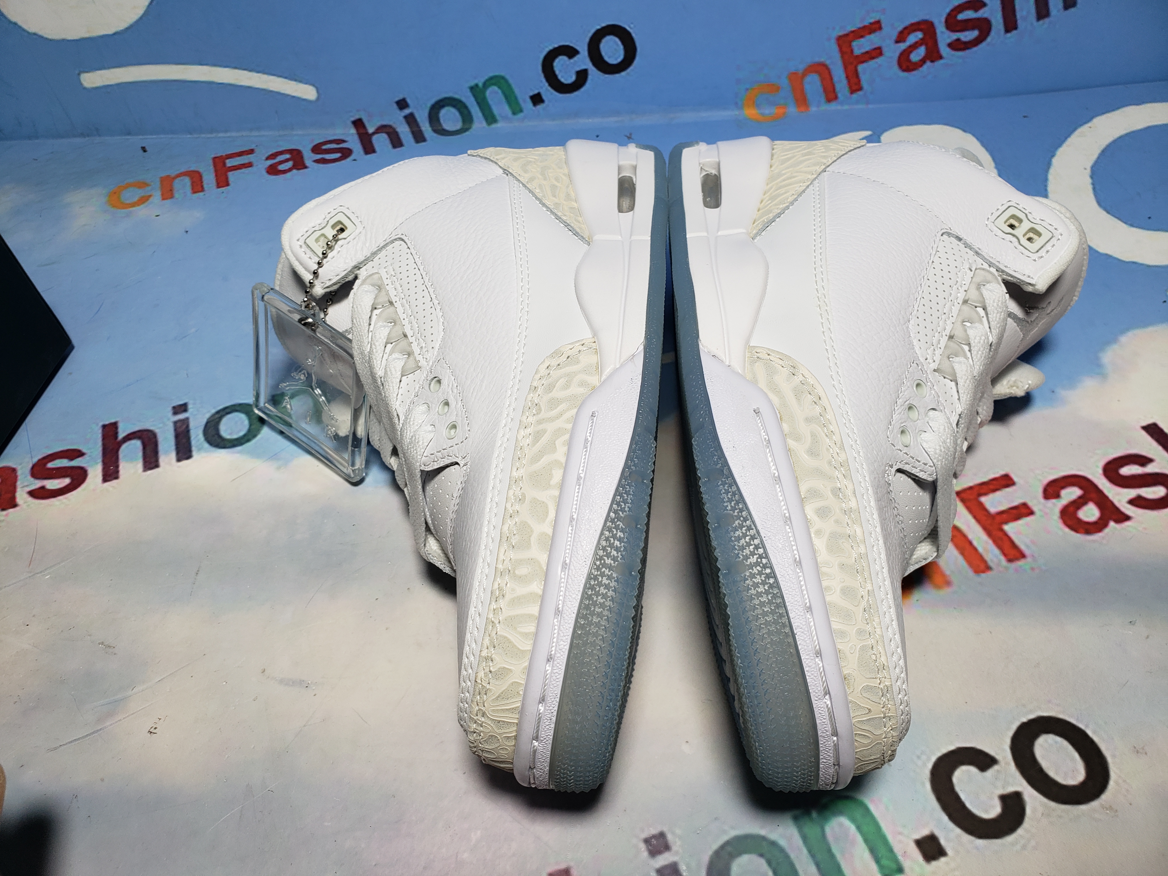 PKGoden Jordan 3 Retro Pure White (2018),136064-111