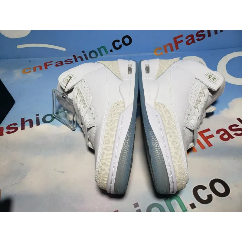 PKGoden Jordan 3 Retro Pure White (2018),136064-111