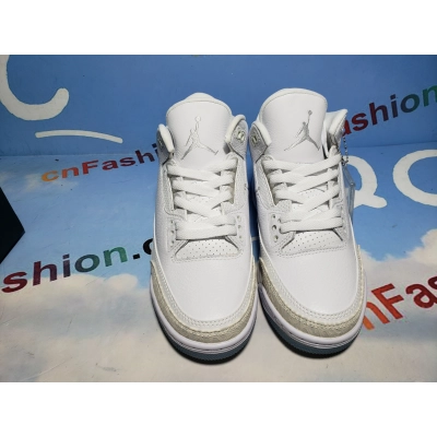 PKGoden Jordan 3 Retro Pure White (2018),136064-111 02