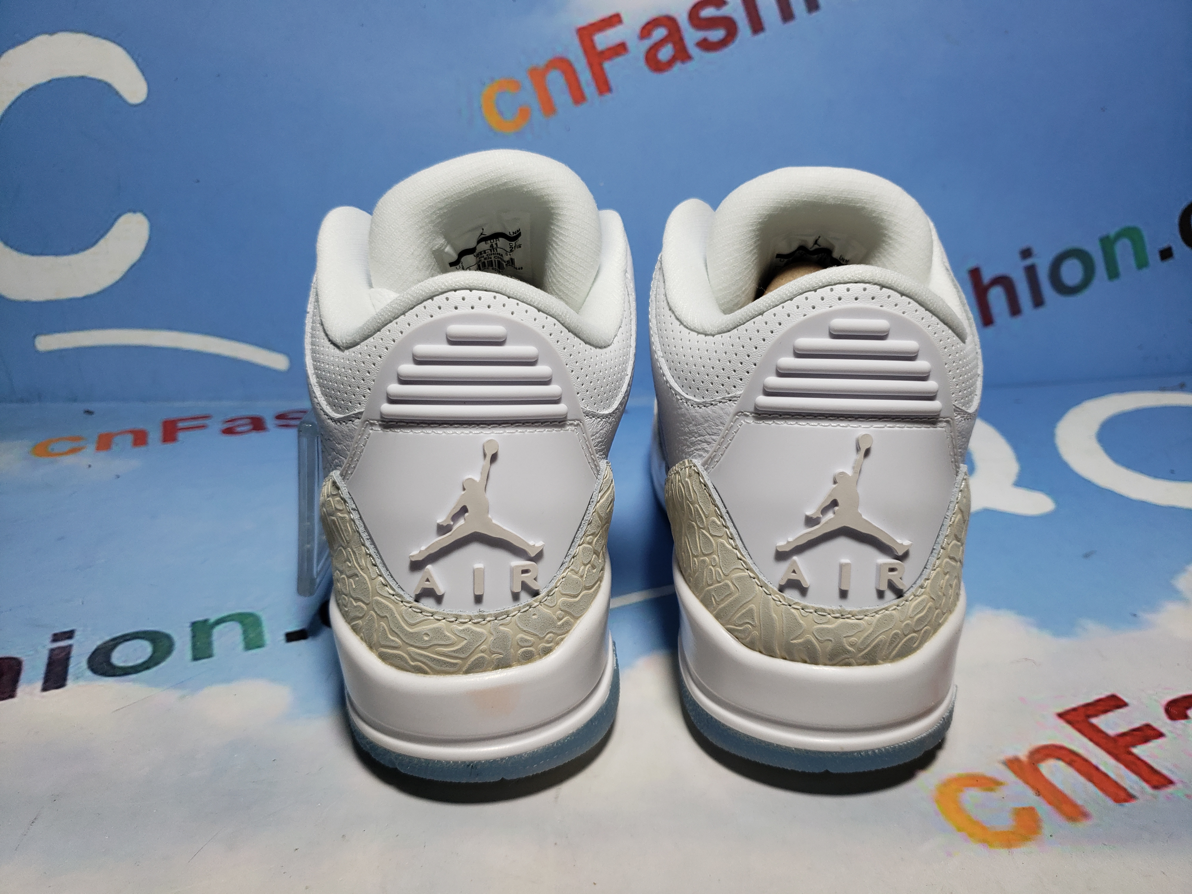 PKGoden Jordan 3 Retro Pure White (2018),136064-111