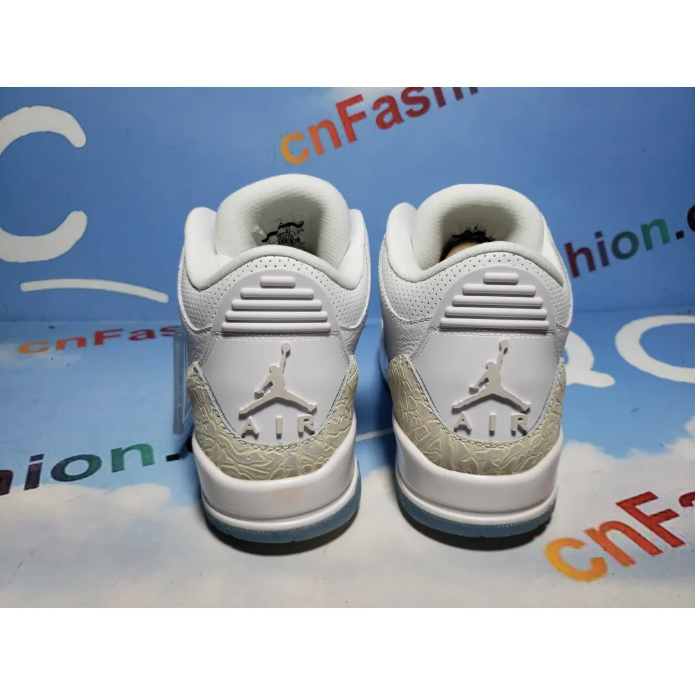 PKGoden Jordan 3 Retro Pure White (2018),136064-111