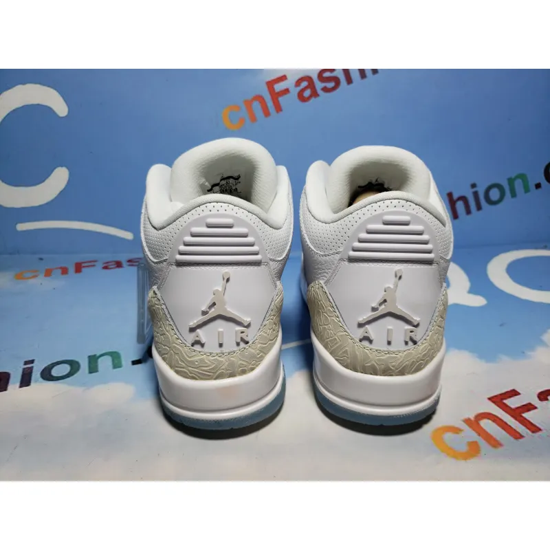 PKGoden Jordan 3 Retro Pure White (2018),136064-111