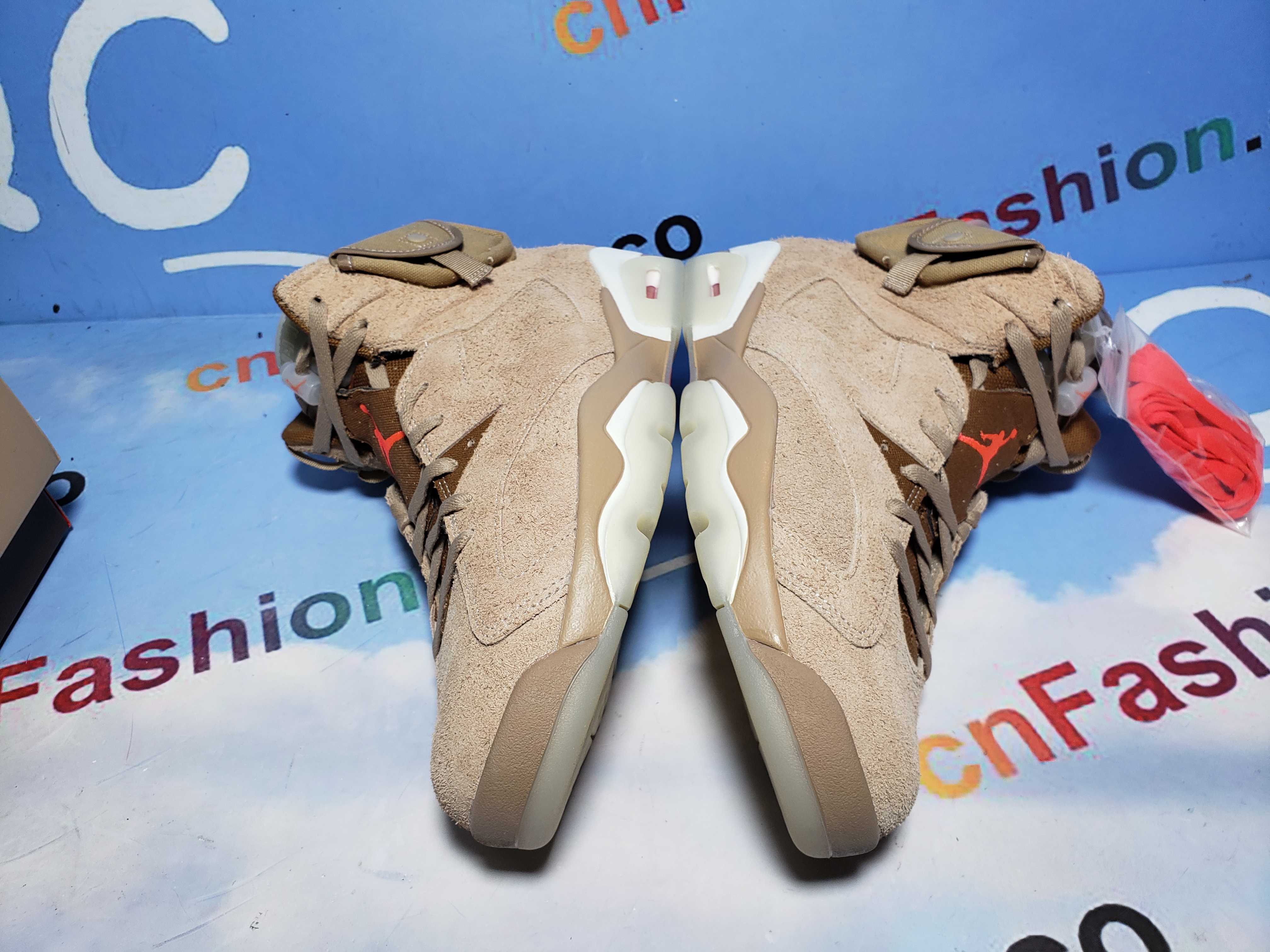 PKGoden Jordan 6 Retro Travis Scott British Khaki