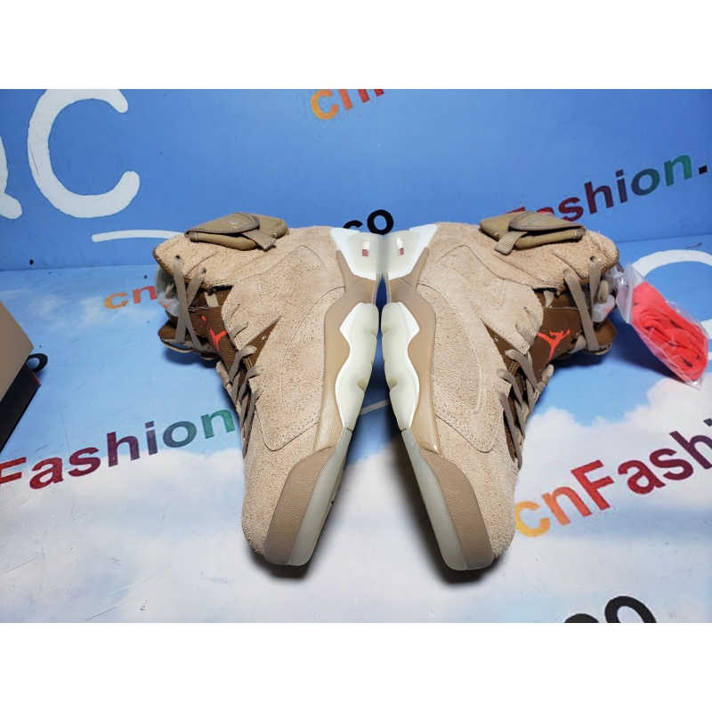 PKGoden Jordan 6 Retro Travis Scott British Khaki