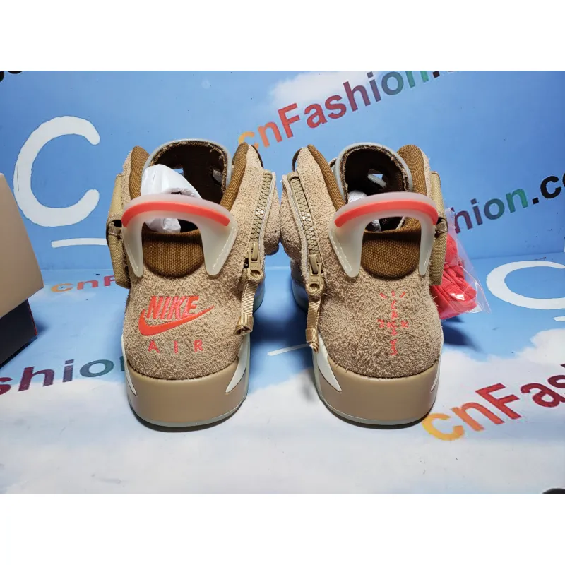 PKGoden Jordan 6 Retro Travis Scott British Khaki