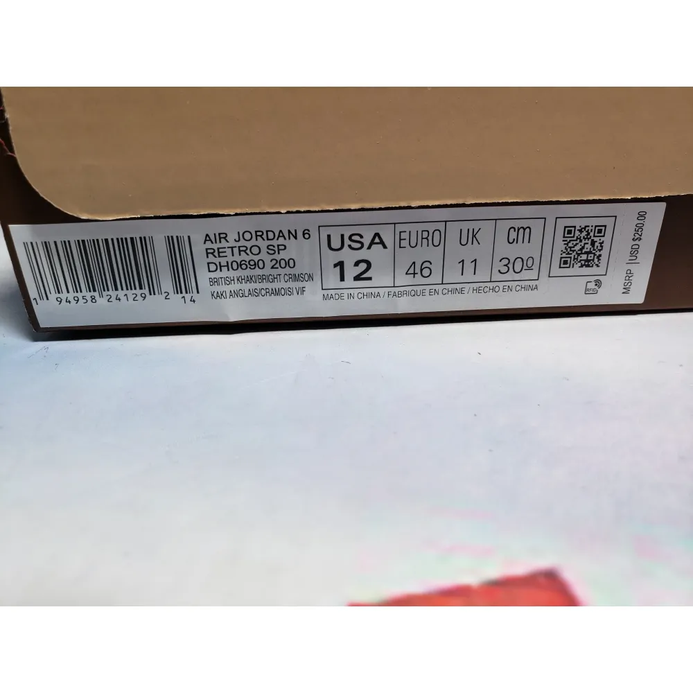 PKGoden Jordan 6 Retro Travis Scott British Khaki