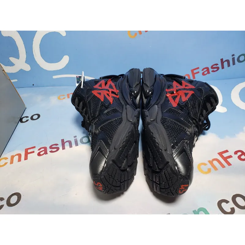 PKGoden Balenciaga 7th Runner Black And Red Characters 677402 W3RB1 0102