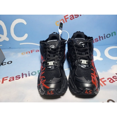 PKGoden Balenciaga 7th Runner Black And Red Characters 677402 W3RB1 0102 02