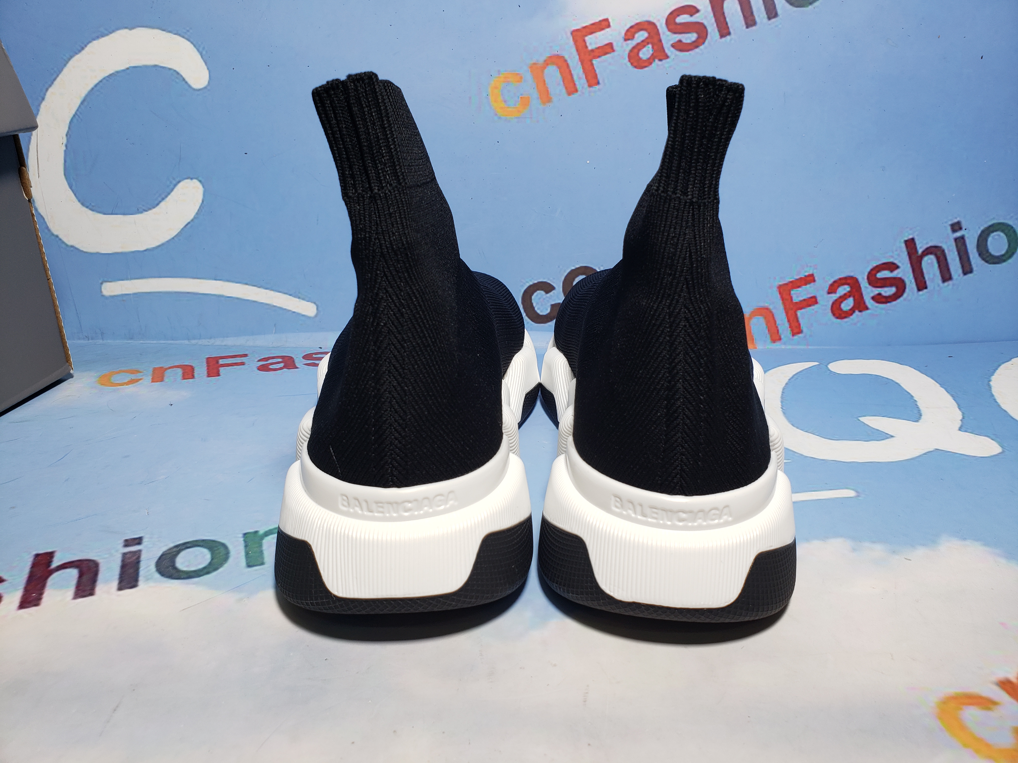 PKGoden Balenciaga Speed 2.0 Black White 617239W2DB21015