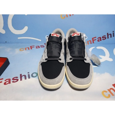 PKGoden Jordan 1 x Travis Scott Low White Grey Low Gang,DM7866-010 02