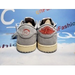 PKGoden Jordan 1 x Travis Scott Low White Grey Low Gang,DM7866-010