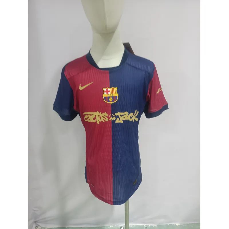 FC Barcelona x Travis Scott Limited Edition 2024/25 Jersey Blue/Scarlet