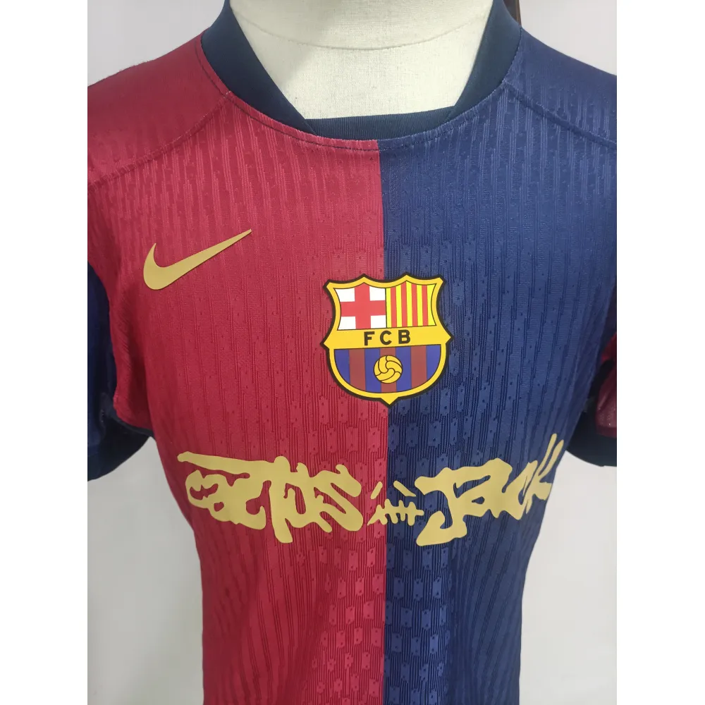 FC Barcelona x Travis Scott Limited Edition 2024/25 Jersey Blue/Scarlet