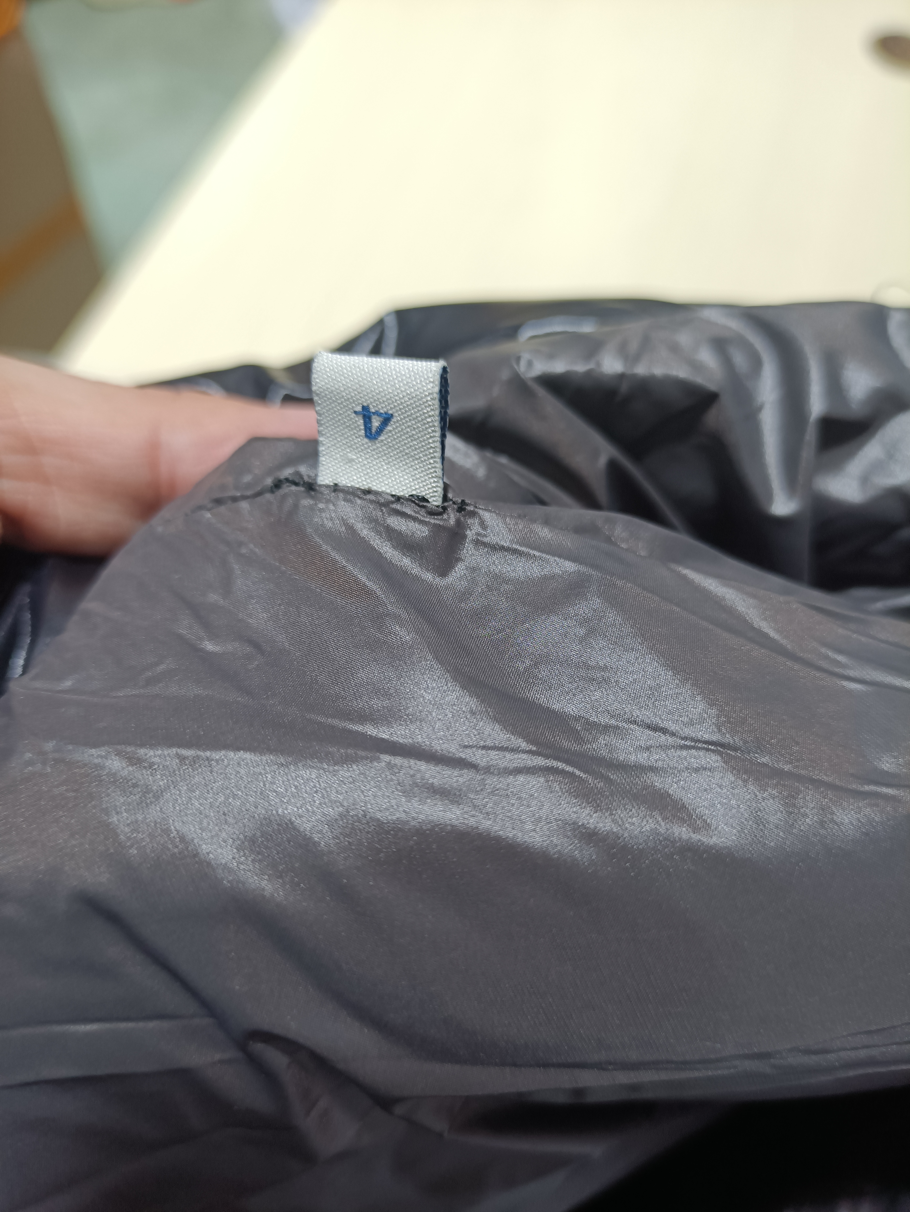 Moncler black flocking label top stand collar Vest Down Jacket