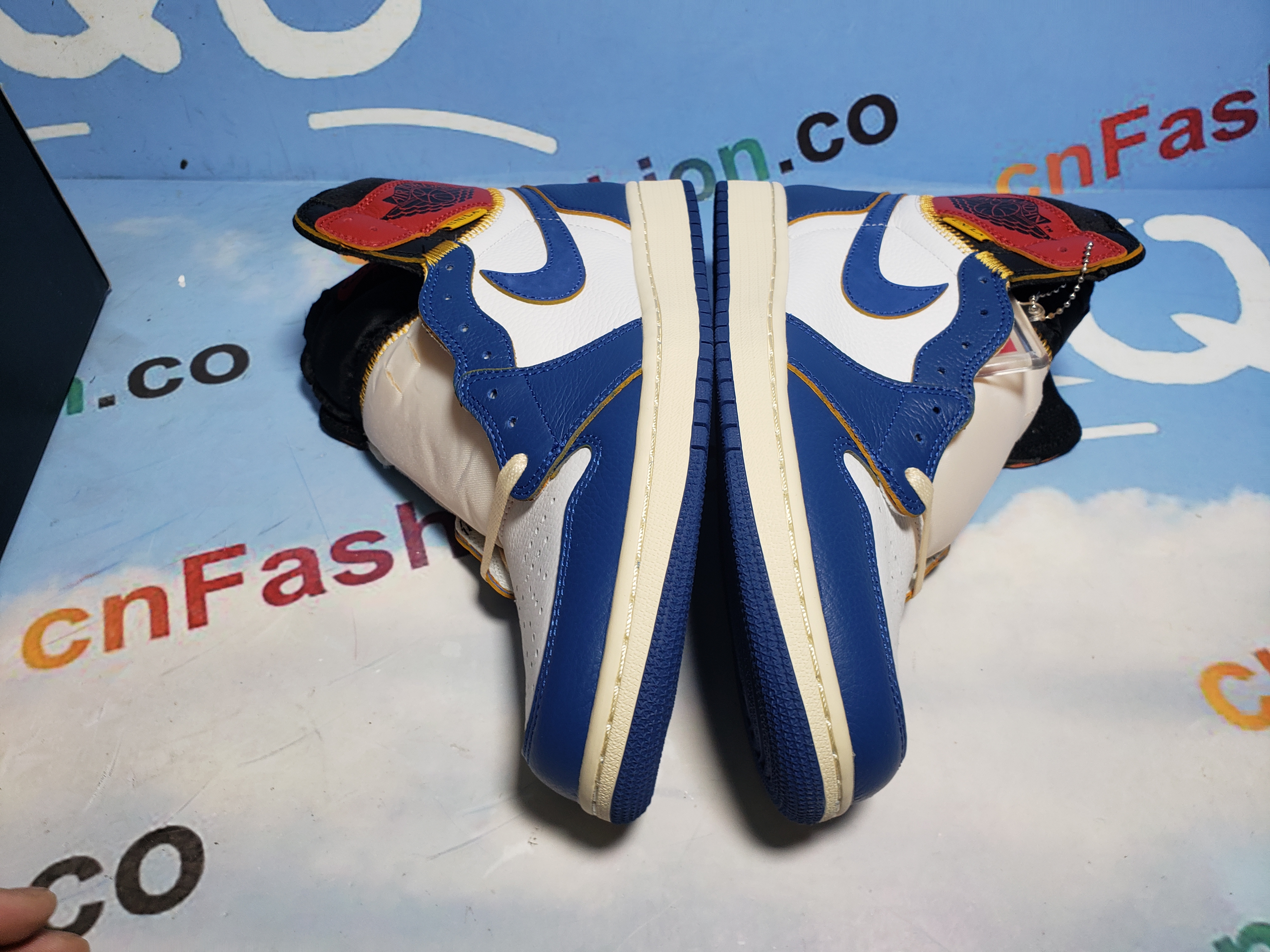 PKGoden Air Jordan 1 Retro High Union Los Angeles Blue Toe