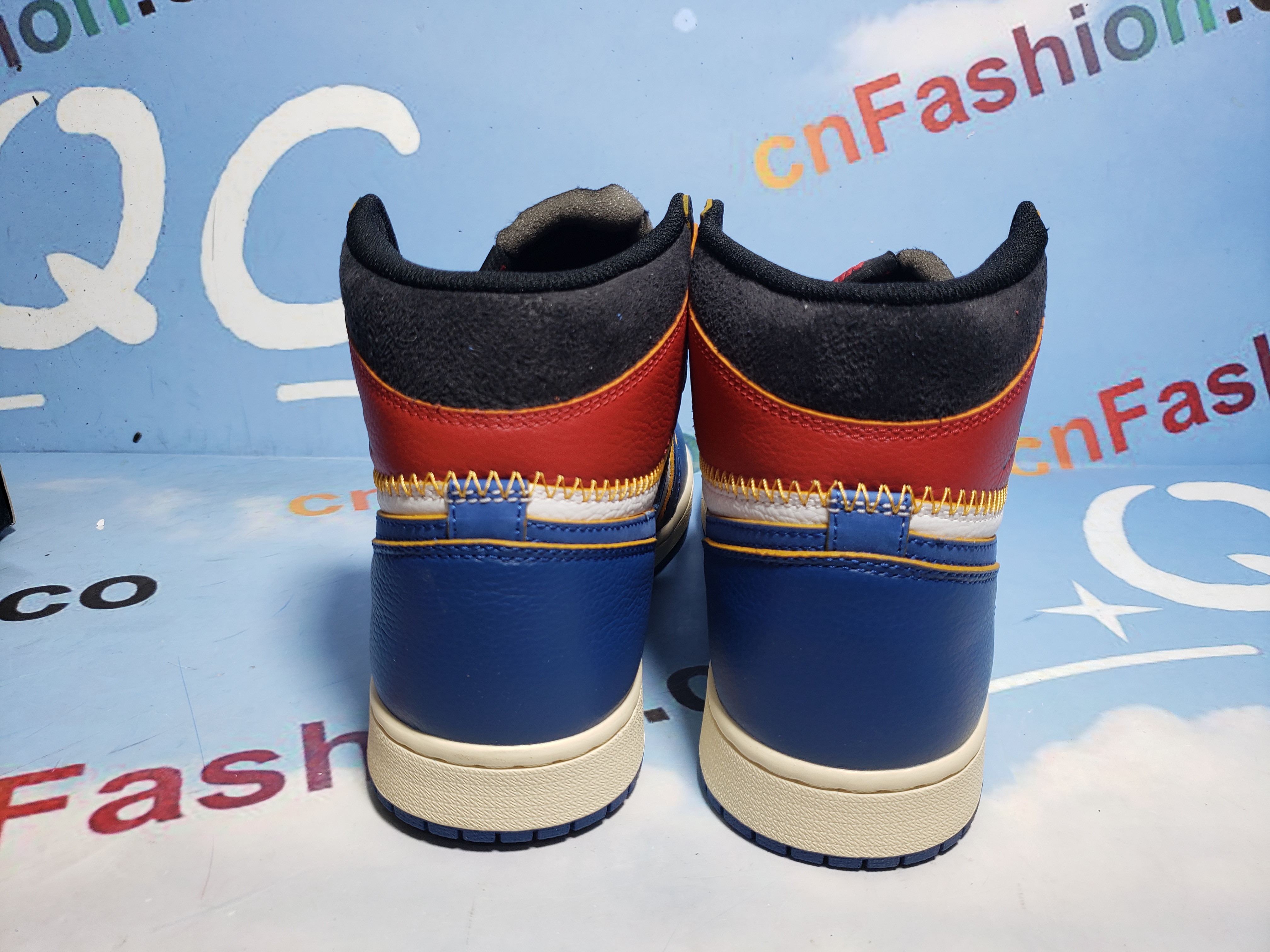 PKGoden Air Jordan 1 Retro High Union Los Angeles Blue Toe