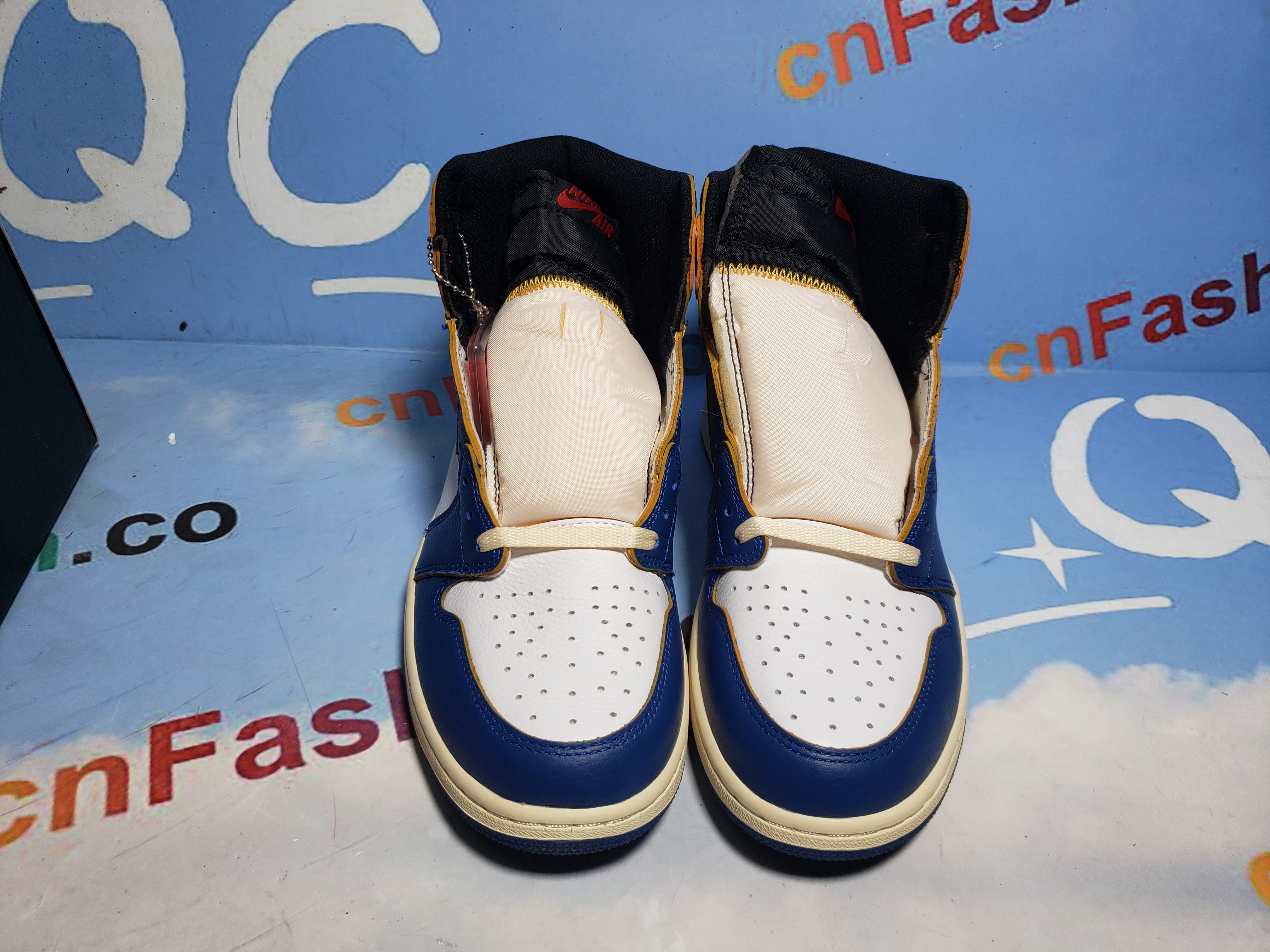 PKGoden Air Jordan 1 Retro High Union Los Angeles Blue Toe