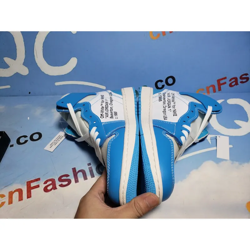 PKGoden Jordan 1 Retro High Off-White University Blue