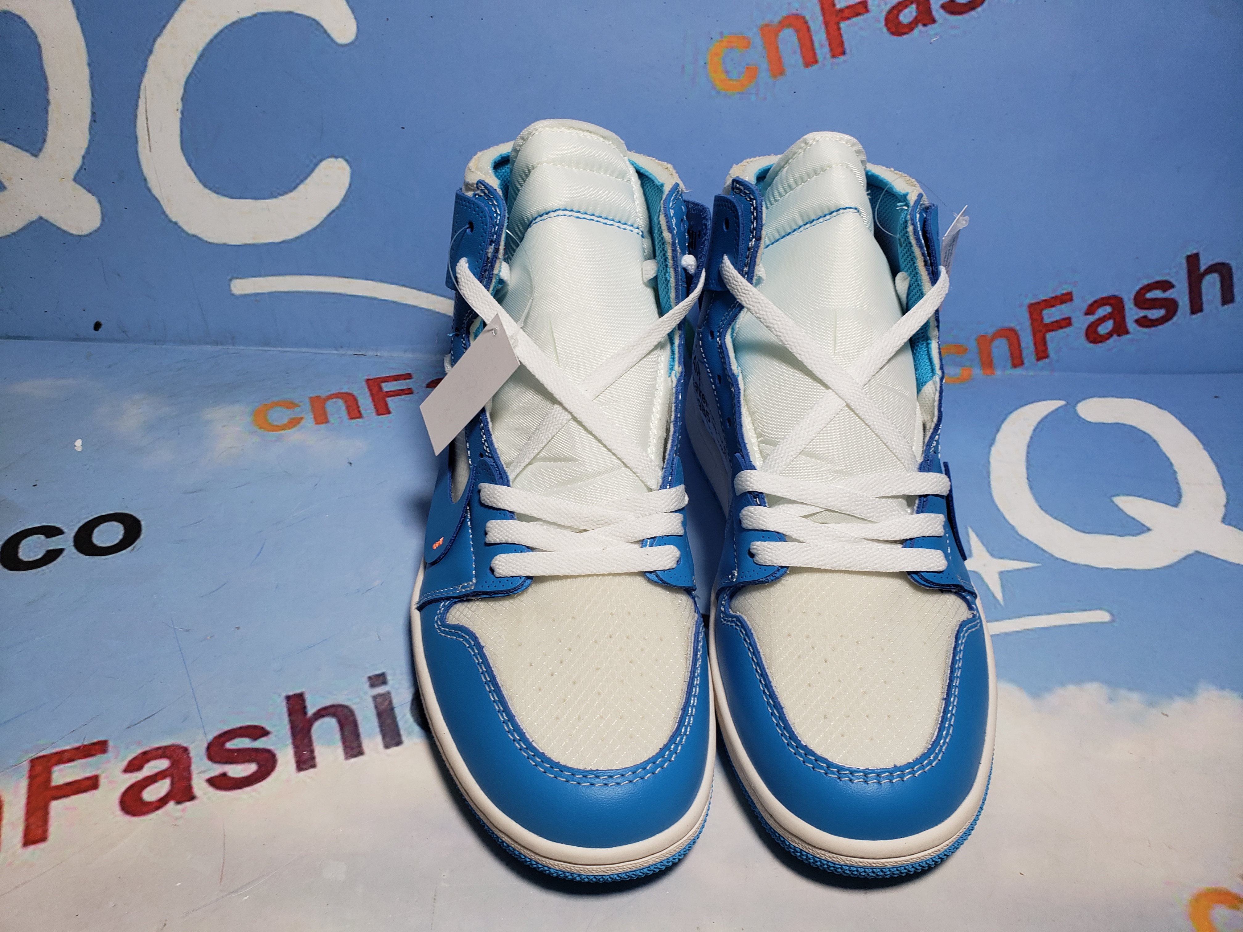 PKGoden Jordan 1 Retro High Off-White University Blue