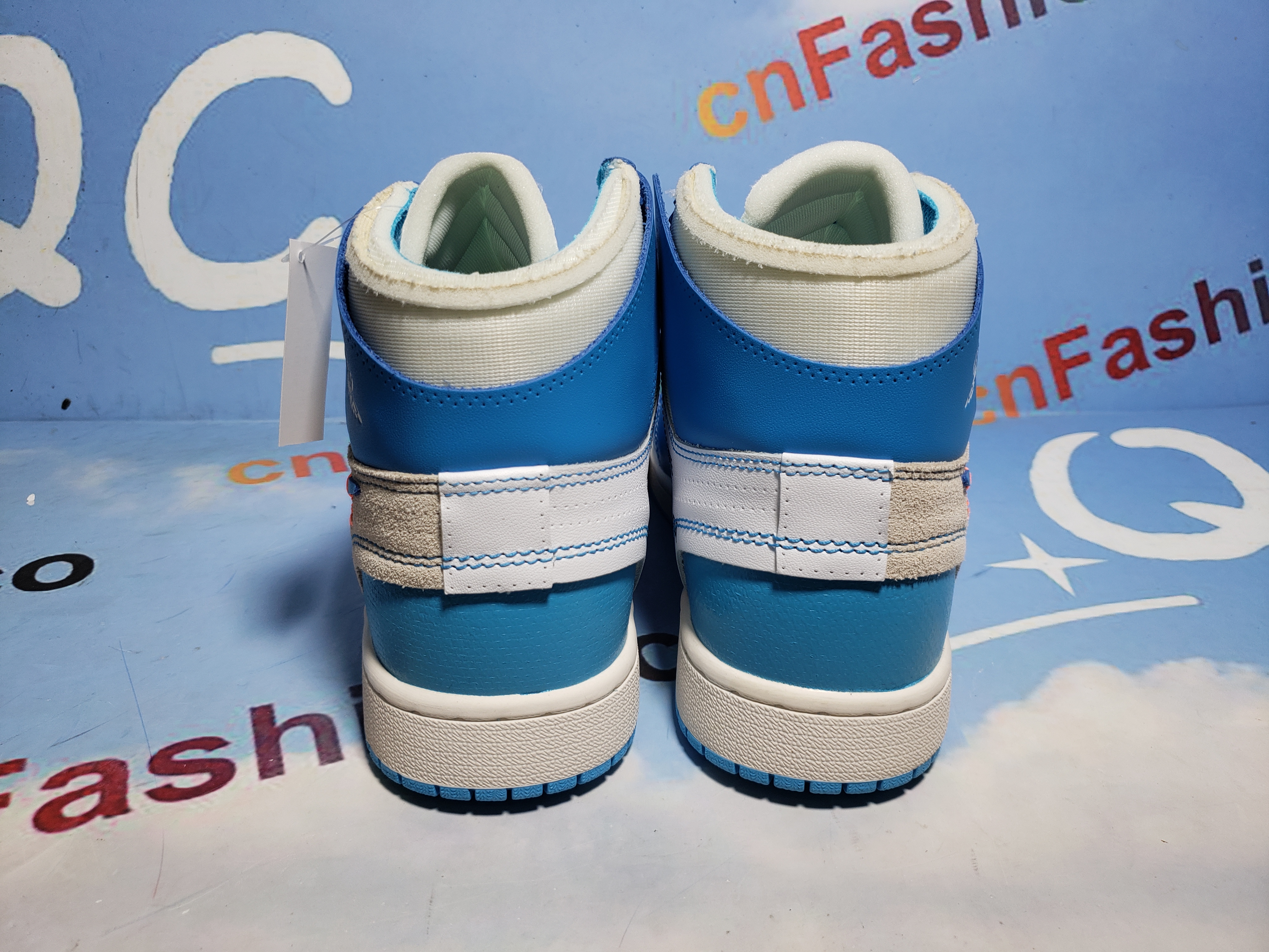PKGoden Jordan 1 Retro High Off-White University Blue