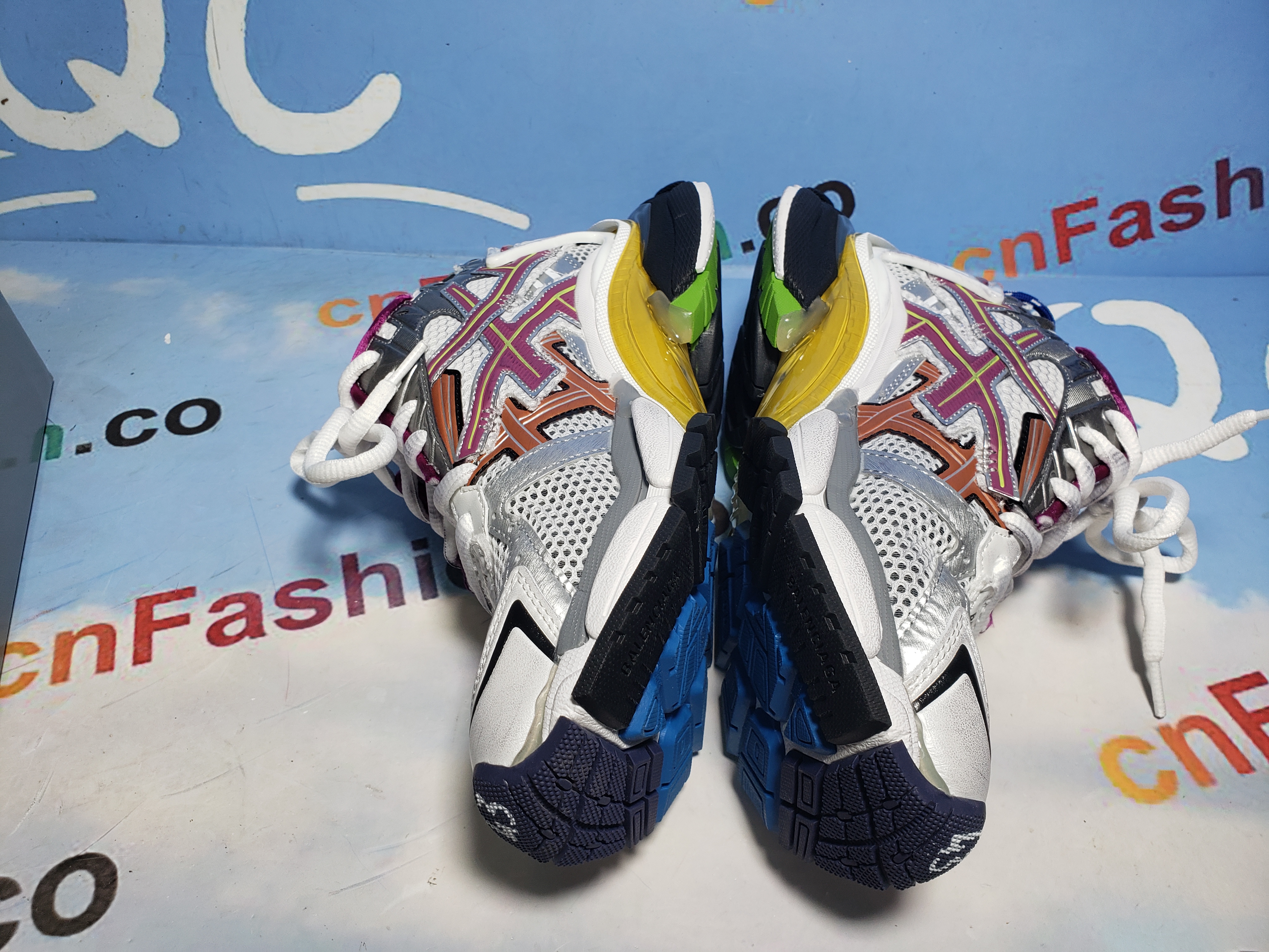 PKGoden Balenciaga 7th Runner Silver Purple 677403W3RB68123