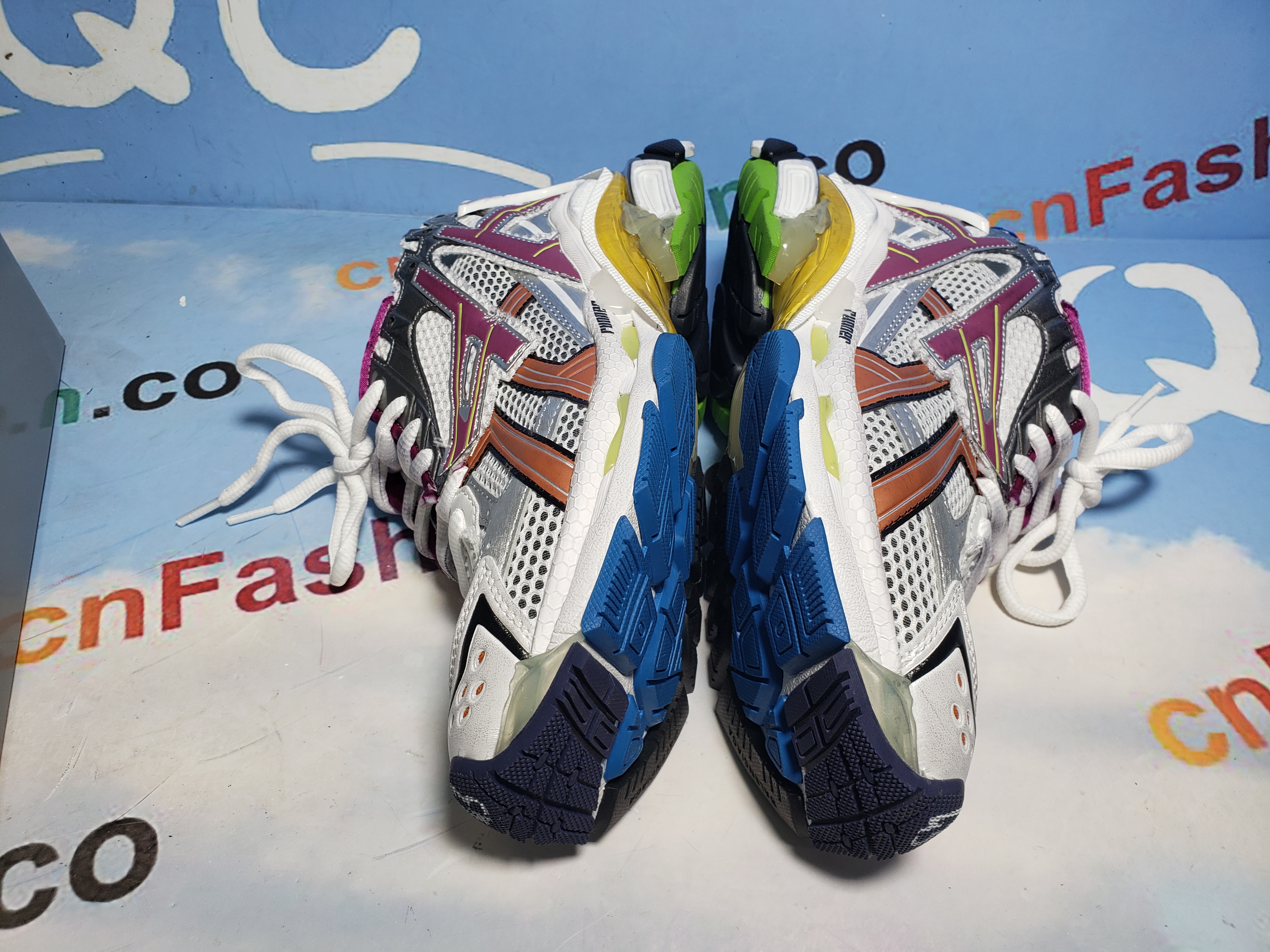 PKGoden Balenciaga 7th Runner Silver Purple 677403W3RB68123