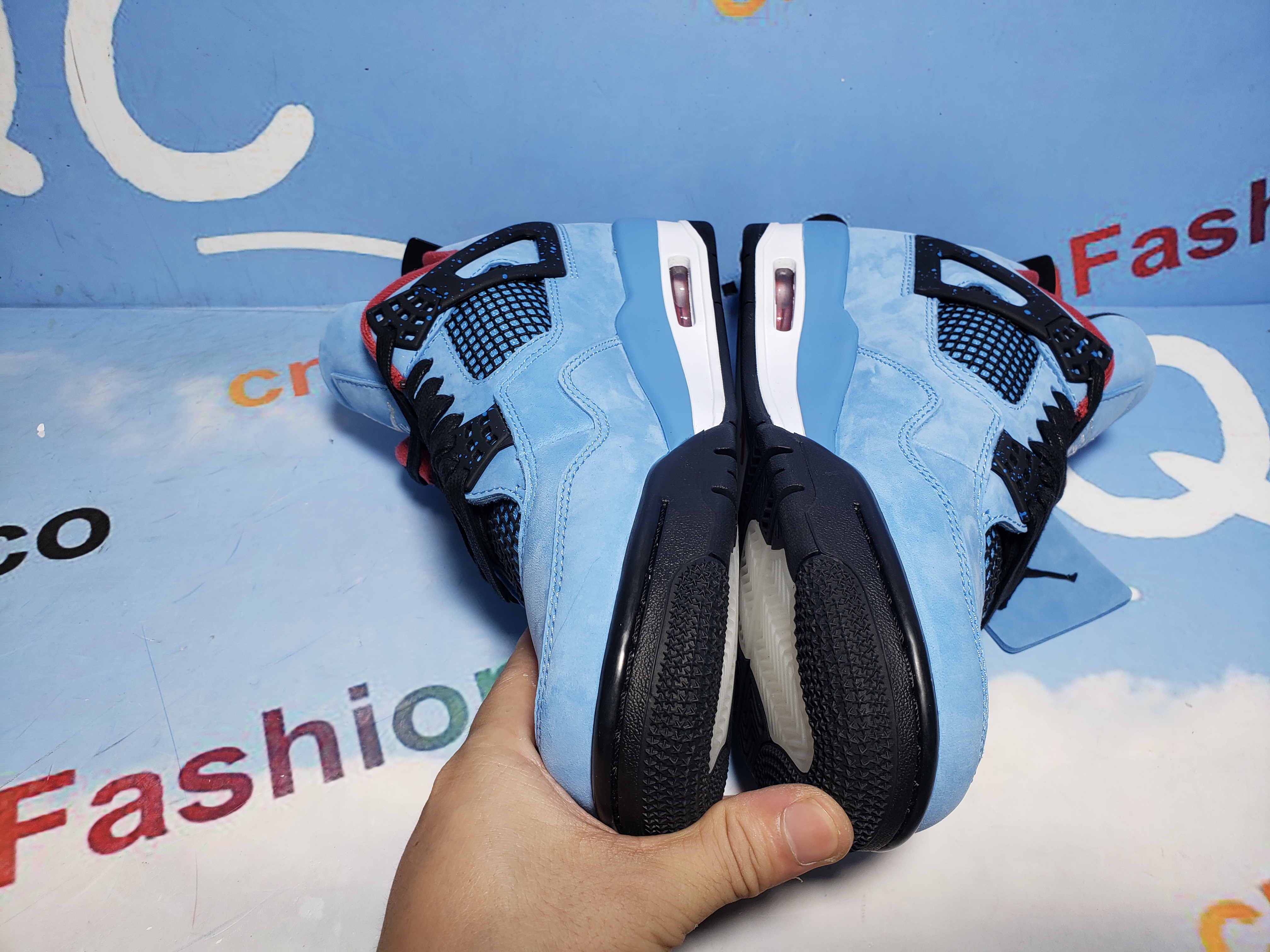 PKGoden Air Jordan 4 Retro Travis Scott Cactus Jack,308497-406