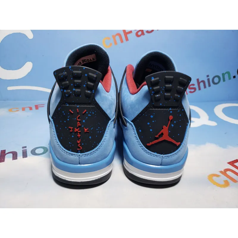 PKGoden Air Jordan 4 Retro Travis Scott Cactus Jack,308497-406