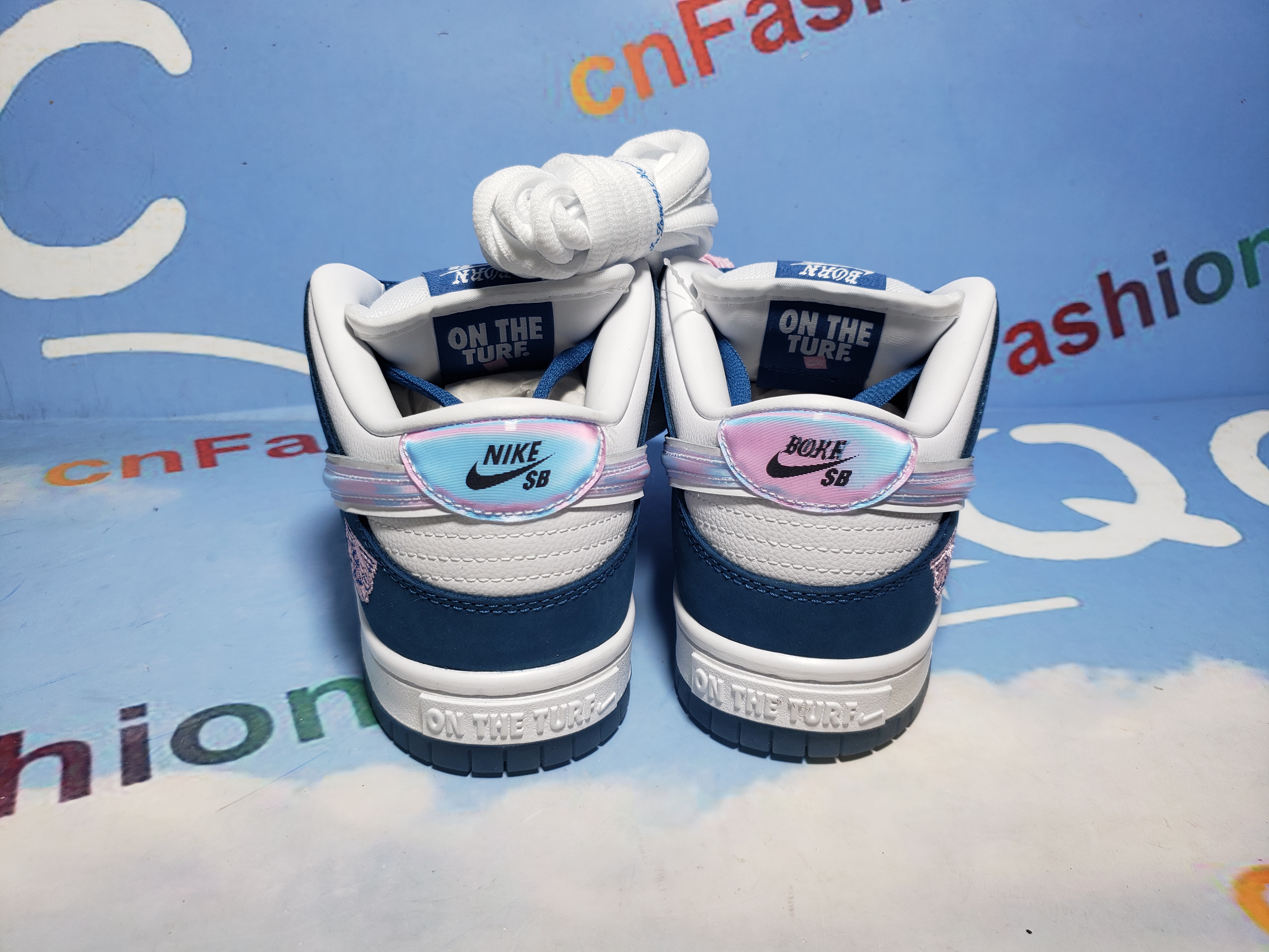 PKGoden SB Dunk Low Blue White Born Raised,FN7819-400