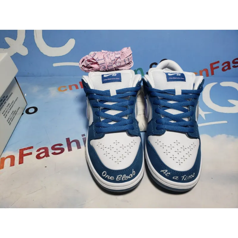 PKGoden SB Dunk Low Blue White Born Raised,FN7819-400