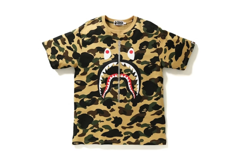 BAPE Color Camo Shark Tee(T-shirt)