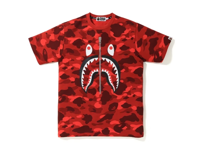 BAPE Color Camo Shark Tee(T-shirt)