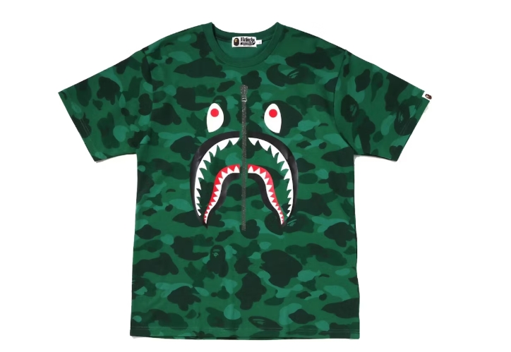 BAPE Color Camo Shark Tee(T-shirt)