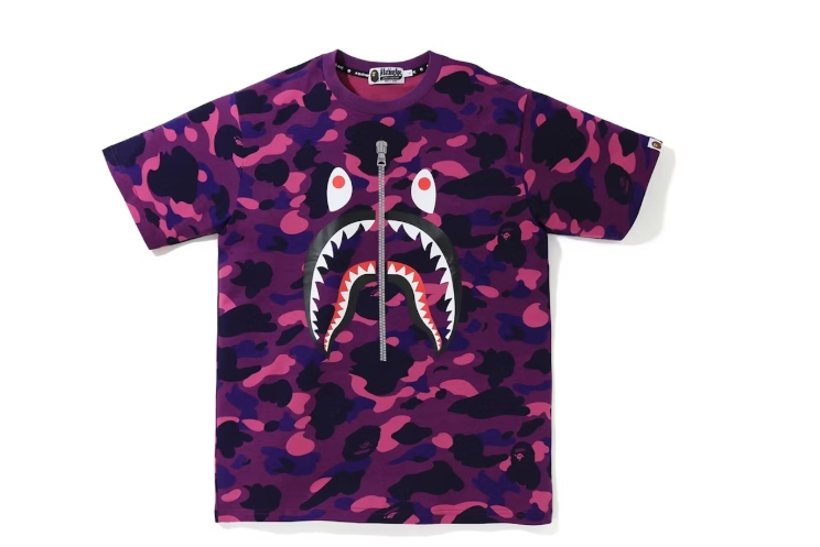 BAPE Color Camo Shark Tee(T-shirt)